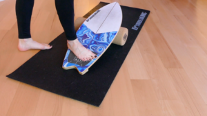 Aufsteigen auf das Balance Board